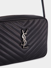 Saint Laurent Black Lou Grain Leather Shoulder Bag