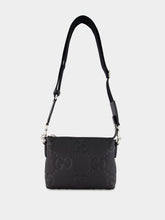 Gucci Black Jumbo GG Messenger Bag
