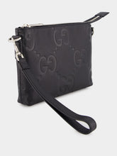 Gucci Black Jumbo GG Messenger Bag