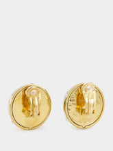 Saint Laurent Gold-Tone Rhinestone Earrings