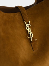 Saint Laurent Caramel Cognac Le 5 à 7 Bea Suede Tote