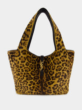 Saint Laurent Leopard Le 5 À 7 Bea Pony Hair Bag