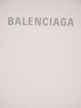 Balenciaga Chalk White Reflective-Logo Cotton T-Shirt