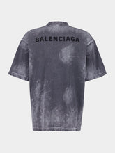 Balenciaga Grey Painted Vintage Back T-Shirt