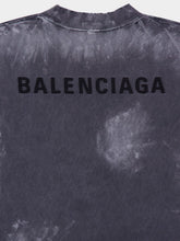 Balenciaga Grey Painted Vintage Back T-Shirt