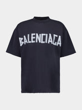 Balenciaga Black Tape Type T-Shirt Medium Fit Faded Washed