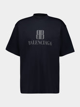 Balenciaga Faded Black Nano BB Medium Fit T-Shirt