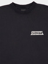 Balenciaga Faded Black Masking Tape T-Shirt