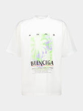 Balenciaga White Window Medium Fit T-Shirt