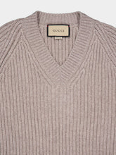 Gucci Warm Grey Wool-Cashmere Sweater