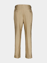 Alexander McQueen Beige Cotton Trousers