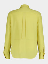 Alexander McQueen Yellow Wool Military Shirt