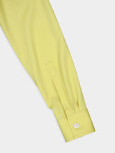 Alexander McQueen Yellow Wool Military Shirt