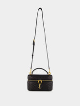 Saint Laurent Black Lambskin Gaby Vanity Bag