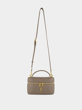 Saint Laurent Plaza Taupe Gaby Vanity Bag in Lambskin