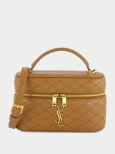 Saint Laurent Gaby Vanity Bag in Fox Brown Lambskin