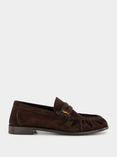 Saint Laurent Dark Chocolate Le Loafer Penny Slippers