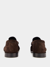 Saint Laurent Dark Chocolate Le Loafer Penny Slippers