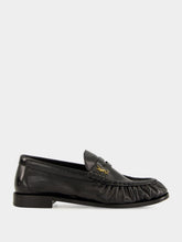 Saint Laurent Le Loafer in Black Shiny Lambskin Leather