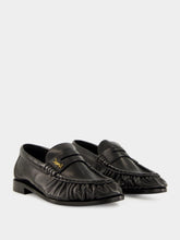 Saint Laurent Le Loafer in Black Shiny Lambskin Leather