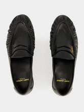 Saint Laurent Le Loafer in Black Shiny Lambskin Leather