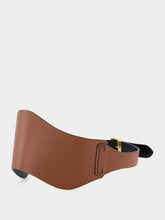 Altuzarra Black and Woody Reversible Corset Belt