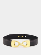 Altuzarra Black Horsebit Belt