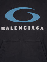 Balenciaga Washed Black Loop Sports Icon Sweatshirt
