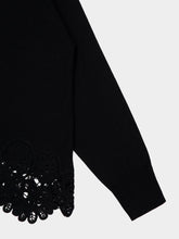 Zimmermann Black Luna Merino Lace Sweater