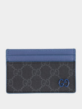 Gucci Black Supreme and Blue Bi-Color GG Supreme Card Case