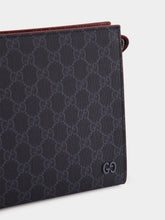 Gucci Black GG Leather Pouch