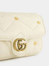 Gucci Antique White GG Marmont Mini Quilted Shoulder Bag