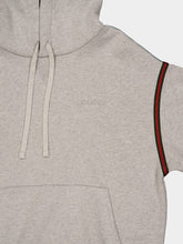 Gucci Grey Cotton Jersey Hooded Sweatshirt
