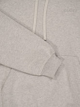 Gucci Grey Cotton Jersey Hooded Sweatshirt