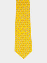 Gucci Horsebit And Interlocking G Silk Tie