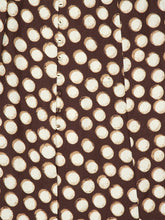 Alémais Chocolate Brown Paula Linen Midi Dress