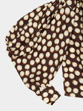 Alémais Chocolate Paula Silk Blend Blouse