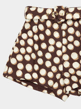 Alémais Chocolate Brown Paula Linen Shorts