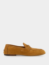 Gucci Interlocking G Brown Suede Loafers