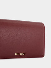 Gucci Rosso Ancora Chain Wallet
