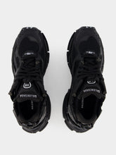 Balenciaga Black Runner Lace-Up Sneakers