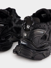 Balenciaga Black Runner Lace-Up Sneakers