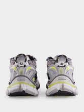 Balenciaga Grey and Yellow Runner Sneaker