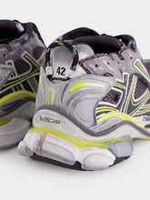 Balenciaga Grey and Yellow Runner Sneaker