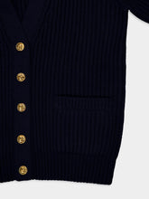 Gucci Rib Stitch Wool Cashmere Cardigan