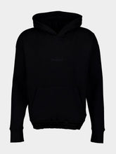 Saint Laurent Black Fleece Cotton Hoodie