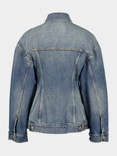 Balenciaga Blue Hourglass Denim Jacket