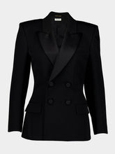 Saint Laurent Grain de Poudre Tuxedo Jacket