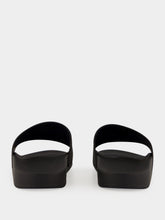 Balenciaga Black Pool Slide Sandals
