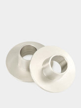 Ester & Erik Silver Medium Candle Holders Set of 2
